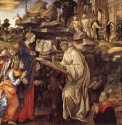 Filippino Lippi The Vison of Saint Bernard oil on canvas